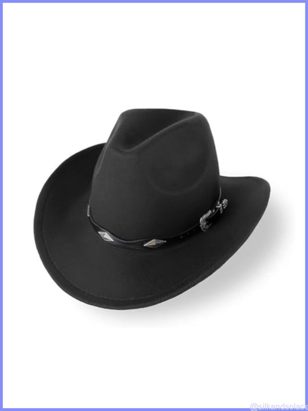Unisex Cowboy Hat Wide Brim Adjustable Western Party Outdoor
